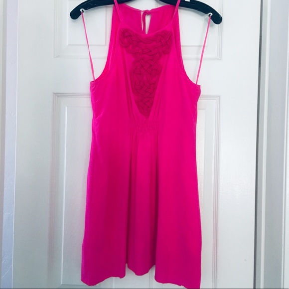 Trina Turk Hot Pink Minidress - Picture 2 of 6